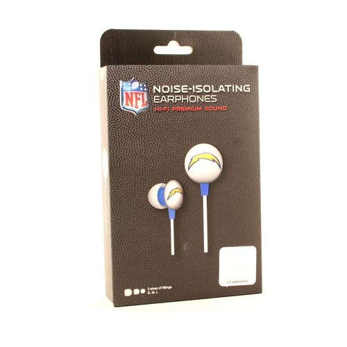 San Diego Chargers Earbuds - Black Box Style - $5.00 Each - Wholesale Los Angeles Chargers Products - Chargers Merchandise 2