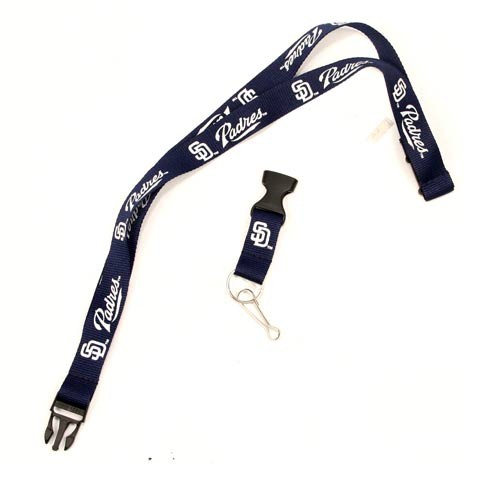 San Diego Padres Lanyards - (Pattern May Be Different Than Pictured) - With Neck Release - $2.50 Each - Wholesale San Diego Padres Products - Padres Merchandise