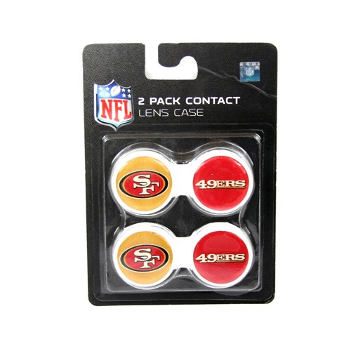 San Francisco 49ers - 2Pack Set Contact Lens Cases - 12 Sets For $18.00 - Wholesale San Francisco 49ers Product - 49ers Merchandise 2