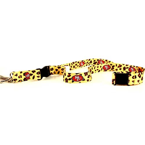 San Francisco 49ers Lanyards - The LEOPARD Series - 12 For $30.00 - Wholesale San Francisco 49ers Product - 49ers Merchandise 2