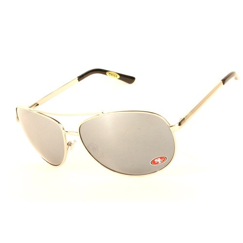 San Francisco 49ers Sunglasses - SISK Aviator Spring Hinge - $6.00 Per Pair - Wholesale San Francisco 49ers Product - 49ers Merchandise 2