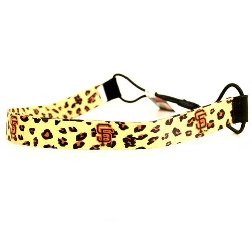 San Francisco Giants - Leopard Print Headbands - 12 For $30.00 - Wholesale San Francisco Giants Products - Giants Merchandise