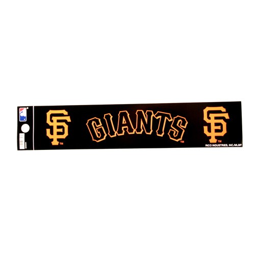 San Francisco Giants Bumper Stickers - 2"x10" R Style - 12 For $12.00 - Wholesale San Francisco Giants Products - Giants Merchandise