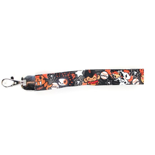 San Francisco Giants Carabiners - Wristlet Toon Style - 12 For $18.00 - Wholesale San Francisco Giants Products - Giants Merchandise