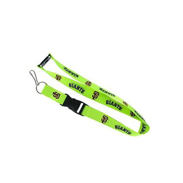 San Francisco Giants Lanyards - Premium 2-Sided FULL Neon - 12 For $30.00 - Wholesale San Francisco Giants Products - Giants Merchandise
