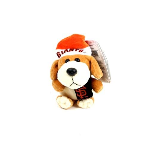 San Francisco Giants Ornaments - 4" Plush Dog Ornaments - 12 For $30.00 - Wholesale San Francisco Giants Products - Giants Merchandise