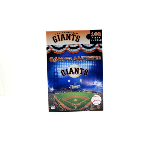 San Francisco Giants Puzzles - 100PC Box Style Puzzles - 12 For $30.00 - Wholesale San Francisco Giants Products - Giants Merchandise