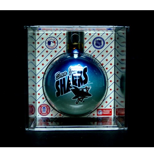 San Jose Sharks Merchandise - Fade Ball Ornament - 12 For $24.00 - San Jose Sharks