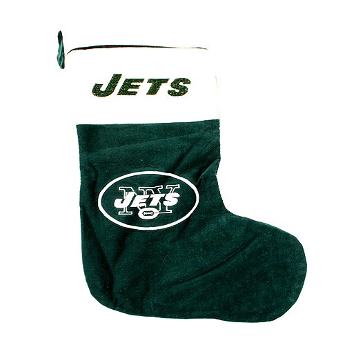 Seasonal Blowout - New York Jets Christmas Stockings - Green.White - NFL Christmas Stockings - 12 For $36.00 - Wholesale New York Jets Products - Jets Merchandise
