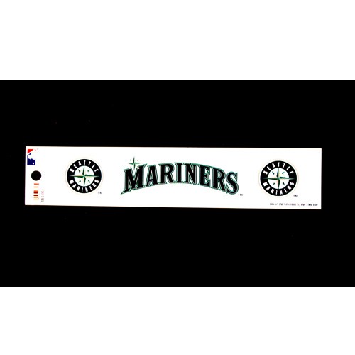 Seattle Mariners Bumper Stickers - 2"x10" R Style - 12 For $12.00 - Wholesale Seattle Mariners Products - Mariners Merchandise