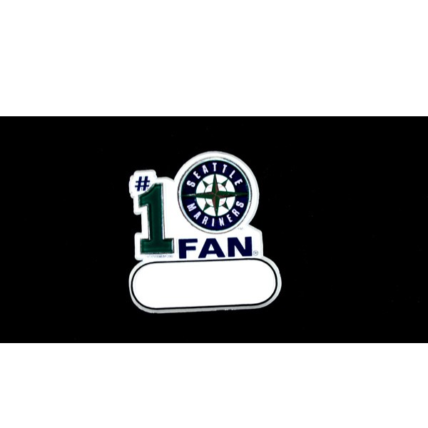 Seattle Mariners Magnets - #1 Fan Style - 24 For $12.00 - Wholesale Seattle Mariners Products - Mariners Merchandise