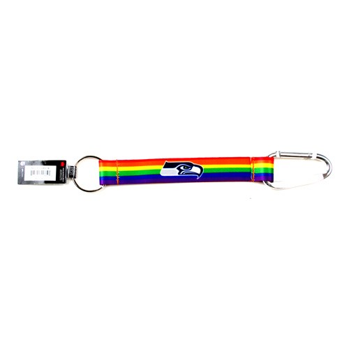 Seattle Seahawks Carabiners - 8" Rainbow Style Carabiner - 12 For $24.00 - Wholesale Seattle Seahawks Product - Seahawks Merchandise 2