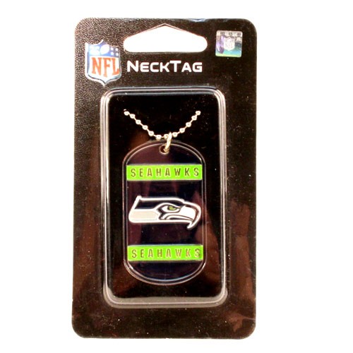 Seattle Seahawks Dogtags - Heavyweight - $3.50 Each - Wholesale Seattle Seahawks Product - Seahawks Merchandise