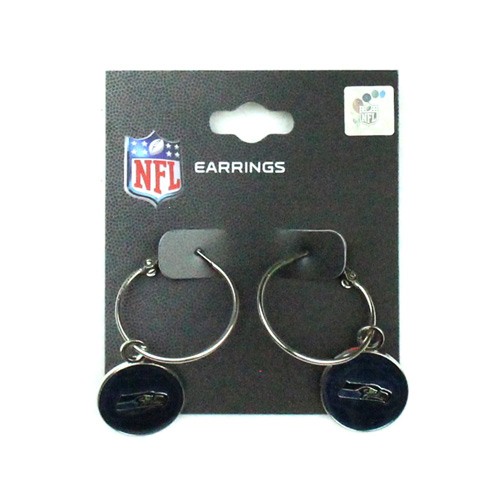 Seattle Seahawks Earrings - PSG Charm Style - 12 For $30.00 - Wholesale Seattle Seahawks Product - Seahawks Merchandise 2