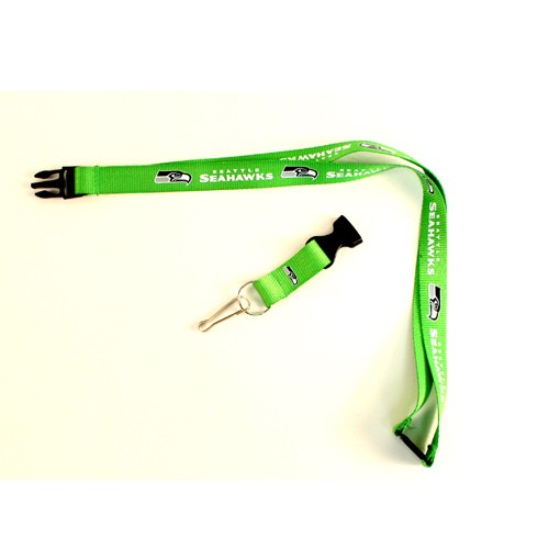 Seattle Seahawks Lanyards - LIME Green - With Neck Release - 12 For $30.00 - Wholesale Seattle Seahawks Product - Seahawks Merchandise 2