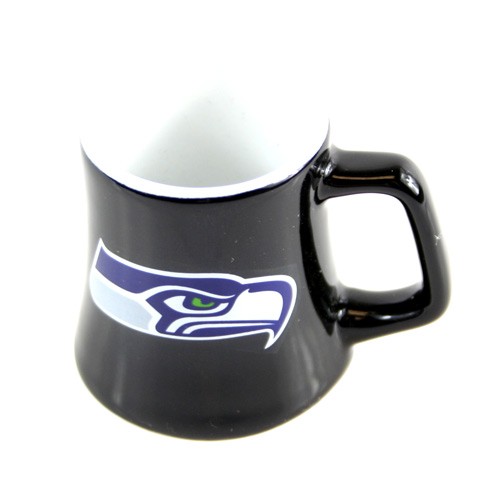Seattle Seahawks Mini Mugs - SERIES2 - Ceramic 2OZ Shot Mugs - 12 For $36.00 - Wholesale Seattle Seahawks Product - Seahawks Merchandise