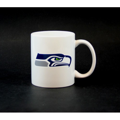 Seattle Seahawks Mugs - 11oz White Style Mugs - 12 For $36.00 - Wholesale Seattle Seahawks Product - Seahawks Merchandise 2