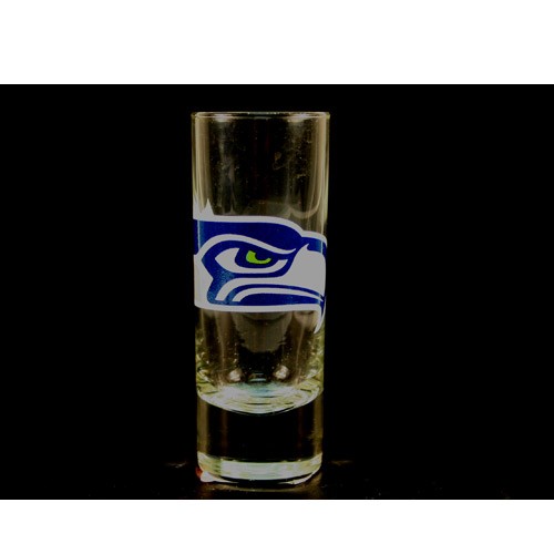 Seattle Seahawks Shot Glasses - 2OZ Cordial HYPE Style - (Pattern May Be Different Than Pictured) - $2.50 Each - Wholesale Seattle Seahawks Product - Seahawks Merchandise 2