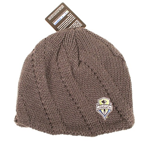 Seattle Sounders Soccer - Black Cable Style Beanies - 2 For $15.00