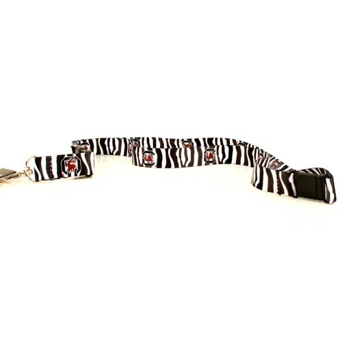 South Carolina Gamecocks - The ZEBRA Style Lanyards - 12 For $30.00 - South Carolina Gamecocks
