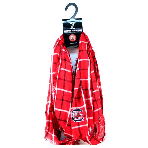 South Carolina Gamecocks Infinity Scarves - Window Pane Style - $8.50 Each - South Carolina Gamecocks