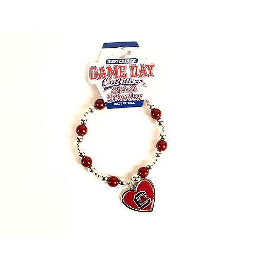 South Carolina Gamecocks Jewelry - GameDay Heart Bracelets - 12 For $24.00 - South Carolina Gamecocks