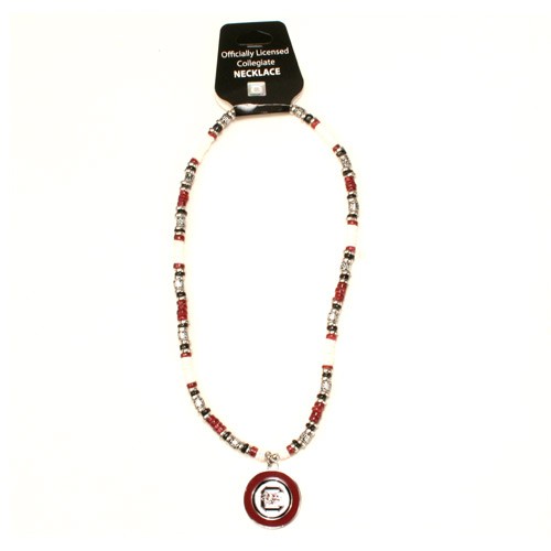 South Carolina Gamecocks Necklaces - 18" Natural Stone - $7.50 Each - South Carolina Gamecocks