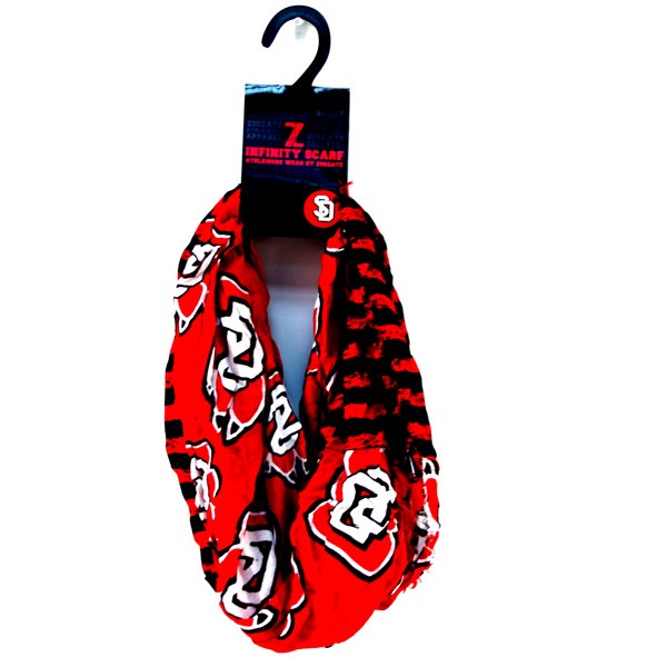 South Dakota Coyotes Scarves - Series1 Striped - PRIDE Series - $8.50 Each - South Dakota Coyotes