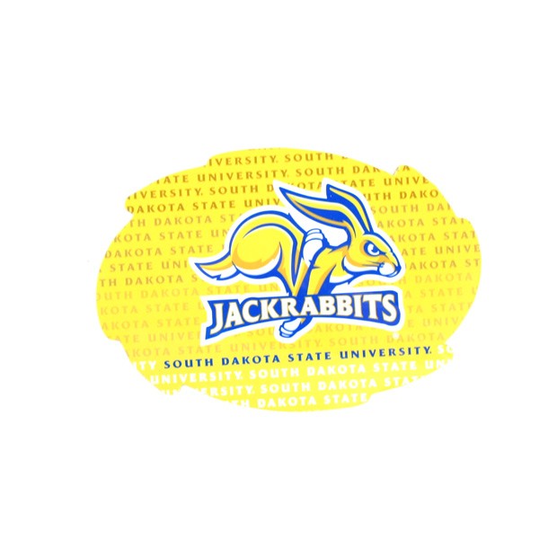 South Dakota State University - Jack Rabbits - 5" Swirl Wordmark Style - 12 For $18.00 - South Dakota State Jack Rabbits