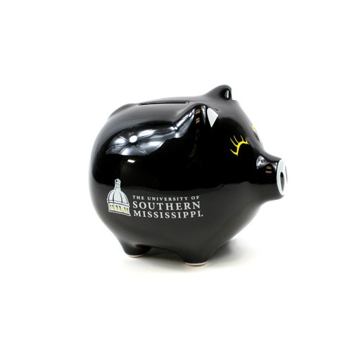 Southern Mississippi Banks - 5" Ceramic Style Piggy Bank - 12 For $30.00 - Southern Mississippi
