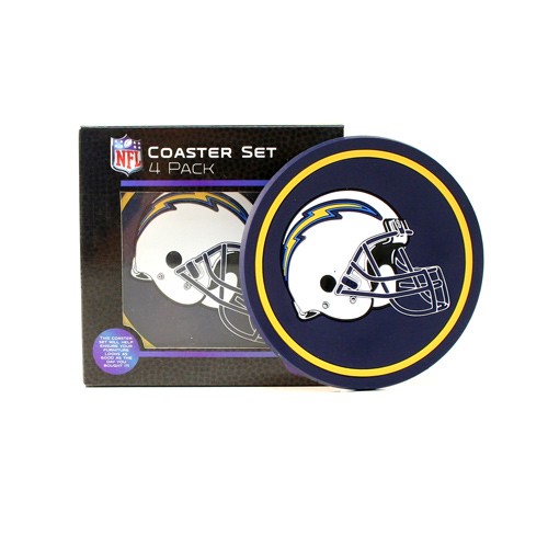 Special - Los Angeles Chargers Coasters - 4Pack PVC Coasters Sets - 12 Sets For $24.00 - Wholesale Los Angeles Chargers Products - Chargers Merchandise 2