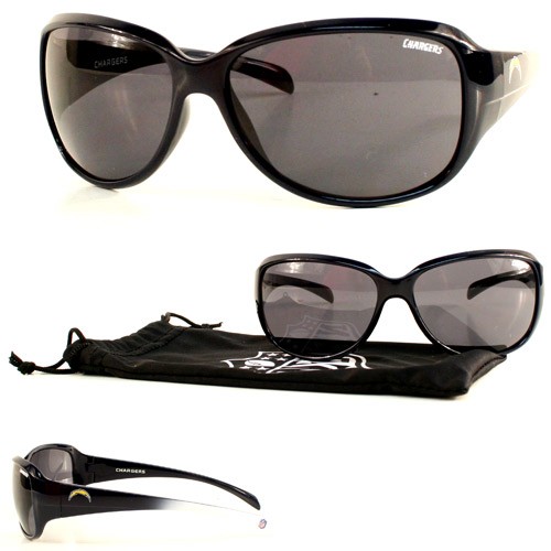 Special - Los Angeles Chargers Sunglasses - Velocity Style With Sunglass Bag - 12 Pair For $48.00 - Wholesale Los Angeles Chargers Products - Chargers Merchandise 2