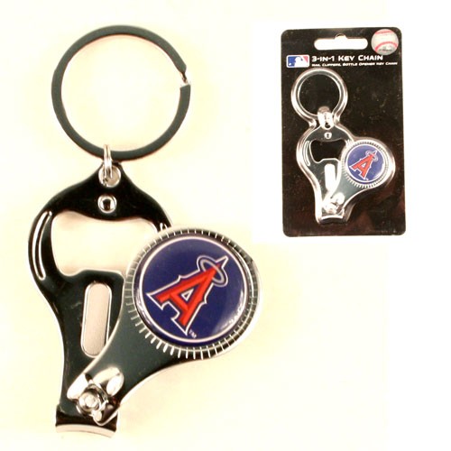 Special Buy - Anaheim Angels Keychains - 3in1 - 12 For $18.00 - Wholesale Los Angeles Angels Products - Angels Merchandise 2