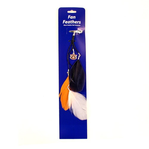 Special Buy - Auburn Tigers - Feather Hair Clips - 12 For $24.00 - Auburn