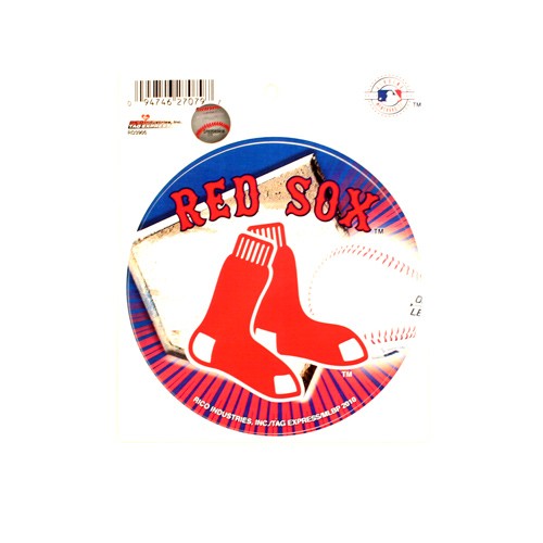 Special Buy - Boston Red Sox Decals - ROUND STYLE - 12 For $18.00 - Wholesale Boston Red Sox Products - Red Sox Merchandise