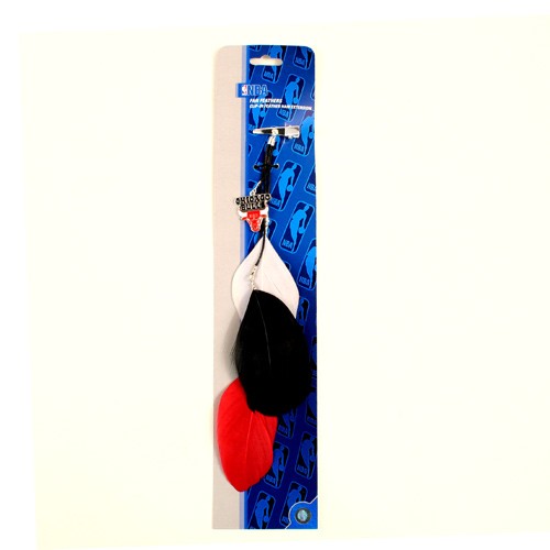 Special Buy - Chicago Bulls Feather Hair Clips - 12 For $24.00 - Chicago Bulls