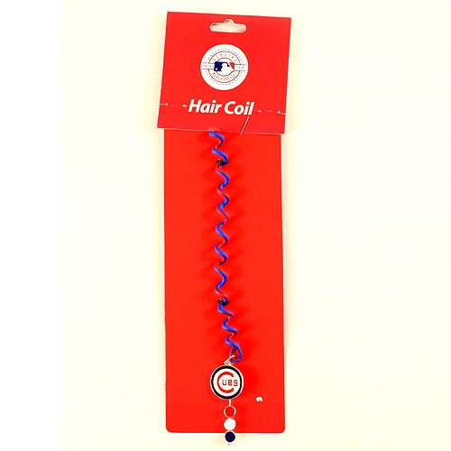Special Buy - Chicago Cubs Hair Coils - 12 For $24.00 - Wholesale Chicago Cubs Products - Cubs Merchandise