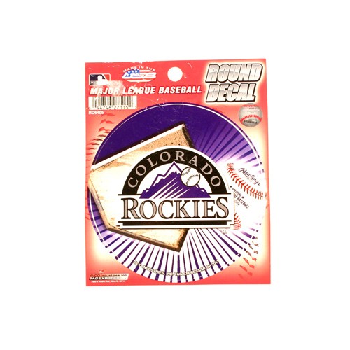 Special Buy - Colorado Rockies Decals - ROUND STYLE - 12 For $18.00 - Wholesale Colorado Rockies Products - Rockies Merchandise