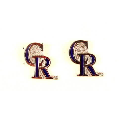 Special Buy - Colorado Rockies Earrings - AMCO Post Earrings - 12 Pair For $30.00 - Wholesale Colorado Rockies Products - Rockies Merchandise 2
