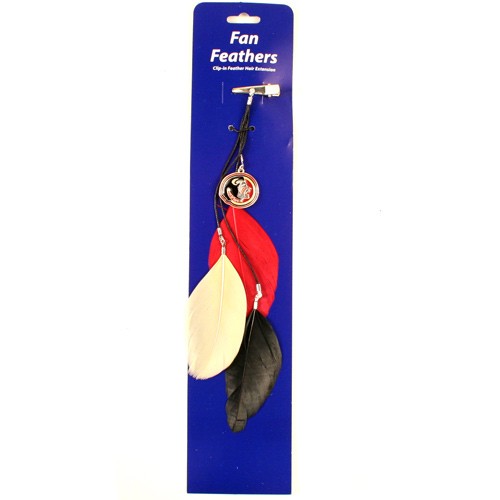 Special Buy - Florida State Seminoles - Feather Hair Clips - 12 For $24.00 - Florida State