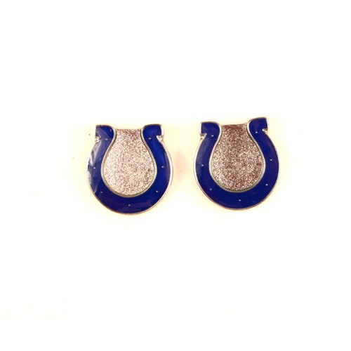 Special Buy - Indianapolis Colts Earrings - POST Amco - 12 Pair For $30.00 - Wholesale Indianapolis Colts Products - Colts Merchandise 2