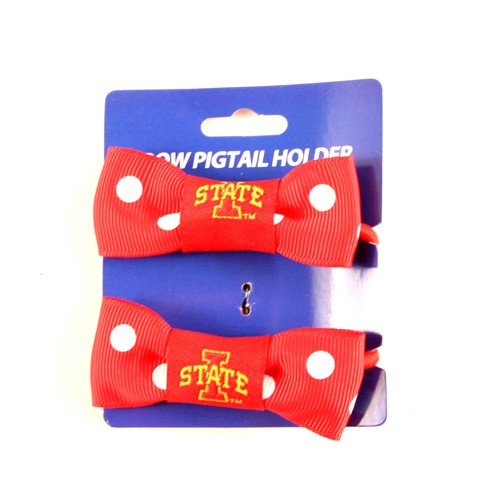 Special Buy - Iowa State Cyclones - 2Pack Set Bow Style Ponies - 12 Sets For $18.00 - Iowa State