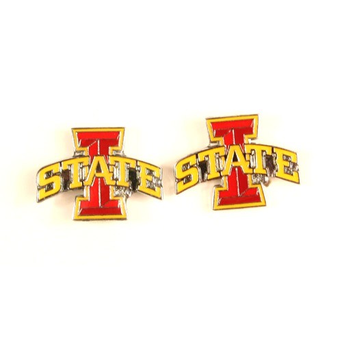 Special Buy - Iowa State Earrings - AMCO Post Earrings - 12 Pair For $30.00 - Iowa State