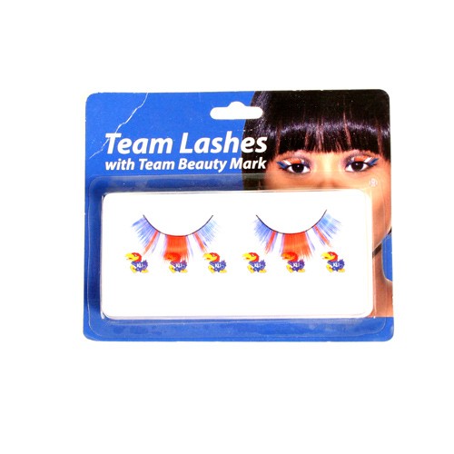 Special Buy - Kansas Jayhawks Team Eyelash Sets - 12 Sets For $24.00 - Kansas Jayhawks