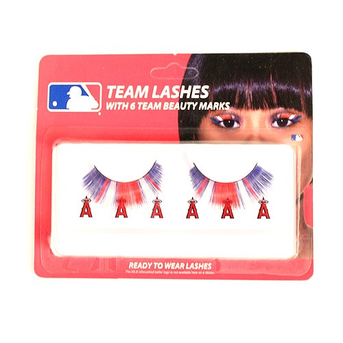 Special Buy - Los Angeles Angels Team Eyelash Sets - 12 Sets For $24.00 - Wholesale Los Angeles Angels Products - Angels Merchandise