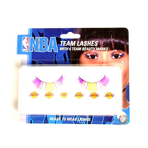 Special Buy - Los Angeles Lakers Team Eyelash Sets - 12 Sets For $24.00 - Los Angeles Lakers
