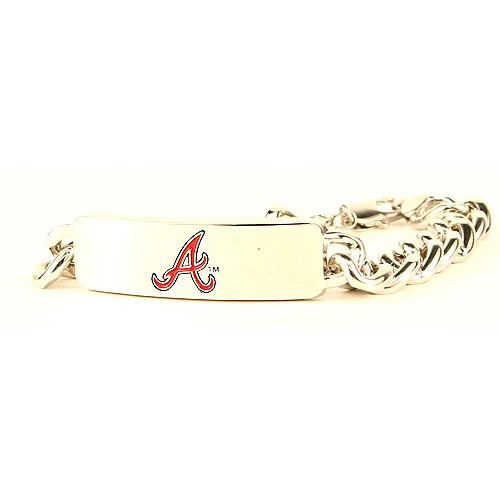 Atlanta Braves Bracelets - Heavyweight Metal ID Bracelet - $6.50 Each - Wholesale Atlanta Braves Product - Braves Merchandise