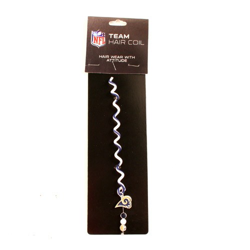 Special Buy - Los Angeles Rams Hair Coils - 12 For $12.00 - Wholesale Los Angeles Rams Products - Rams Merchandise