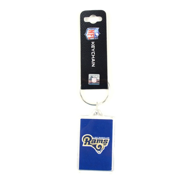 Special Buy - Los Angeles Rams Keychains - Acrylic Style - 12 For $7.20 - Wholesale Los Angeles Rams Products - Rams Merchandise 2