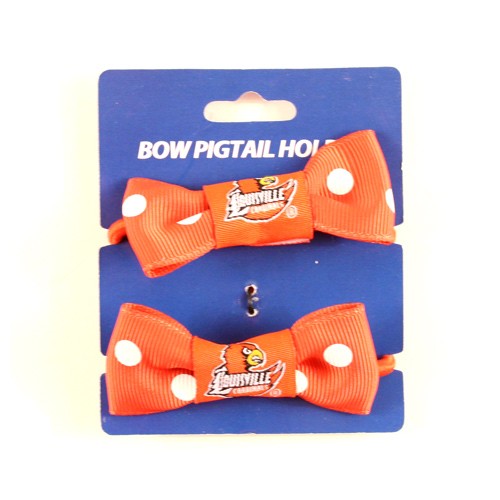 Special Buy - Louisville Cardinals - 2Pack Set Bow Style Ponies - 12 Sets For $18.00 - Louisville Cardinals